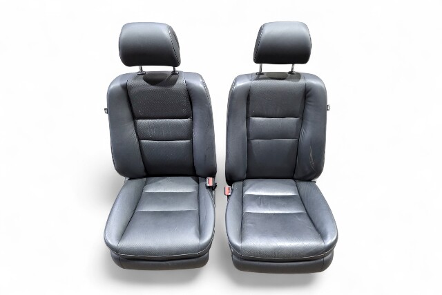 Acura RL 05-08 Front Seat Left/Driver and Right/Passenger Pair Black, E052, OEM, 2005, 2006, 2007, 2008
