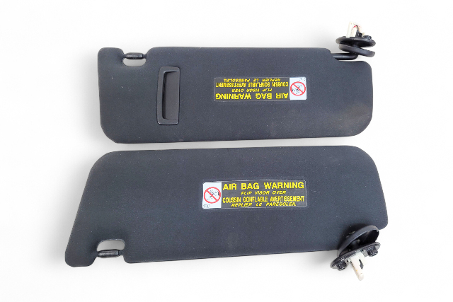 Lexus GS350 13-17 Left/Driver Right/Passenger Sun Visor Shield Black, E053, OEM, 2013, 2014, 2015, 2016, 2017