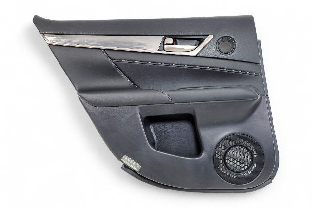 Lexus GS350 13-15 Rear Door Panel Trim Left Black 67640-30R80-C1, E053, OEM, 2013, 2014, 2015