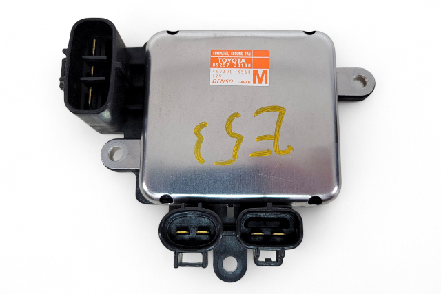 Lexus GS350 13-20 Cooling Fan Control Module 89257-30100, E053, OEM, 2013, 2014, 2015, 2016, 2017, 2018, 2019, 2020