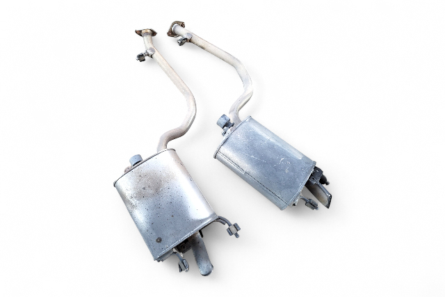 Lexus GS350 13-20 Left/Right Exhaust Muffler Set, 17430-31C80, E053, OEM, 2013, 2014, 2015, 2016, 2017, 2018, 2019, 2020