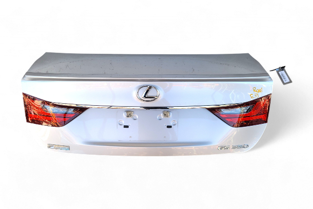 Lexus GS350 13-20 Trunk Deck lid Luggage Lid Metallic, 64401-30C82, E053, OEM, 2013, 2014, 2015, 2016, 2017, 2018, 2019, 2020