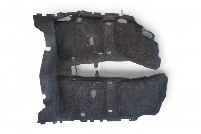 Mazda 3 Speed 10-13 Full Floor Carpet Black, E054, OEM, 2010, 2011, 2012, 2013