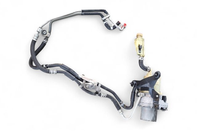 Mazda 3 Speed 10-13 Power Steering Pump w/ Hose, BBM5-32-600A, BBY2-32-410A, E054, OEM, 2010, 2011, 2012, 2013