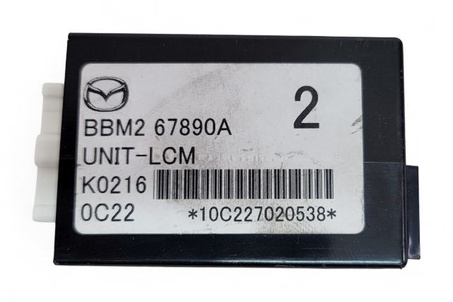 Mazda 3 Speed 10-13 Automatic Headlight Light Control Module Unit BBM2-67-890A, E054, OEM, 2010, 2011, 2012, 2013