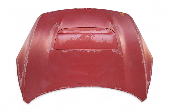 Mazda 3 Speed 10-13 Engine Hood Panel Bonnet Cover Red, BBY5-52-31XA, E054, OEM, 2010, 2011, 2012, 2013