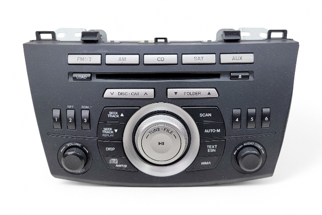 Mazda 3 Speed 10 Radio CD Player Audio Unit BBM2-66-AR0A, E054, OEM, 2010