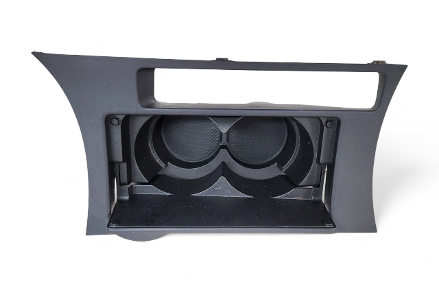 Mazda 3 Speed 10-13 Front Cup Holder Center Console Arm Cover Trim Lid Black BBM4-64-39XB, E054, OEM, 2010, 2011, 2012, 2013