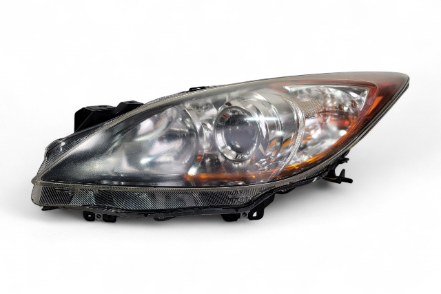 Mazda 3 Speed 10-13 Head Light Lamp Left/Driver Side BBM4-51-0L0K, E054, OEM, 2010, 2011, 2012, 2013