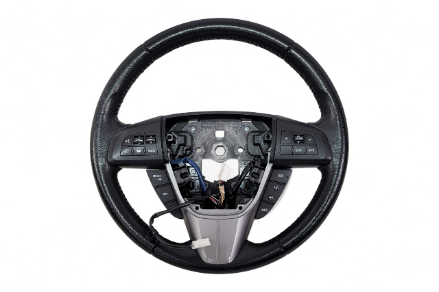 Mazda 3 Speed 10-13 Miata Wheel Assembly with Audio Cruise Control BBM2-32-982-02, E054, OEM, 2010, 2011, 2012, 2013