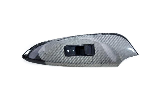 Lexus RC F 15-24 Front Right Door Window Switch Trim Bezel 74230-24130, E055, OEM, 2015, 2016, 2017, 2018, 2019, 2020, 2021, 2022, 2023, 2024
