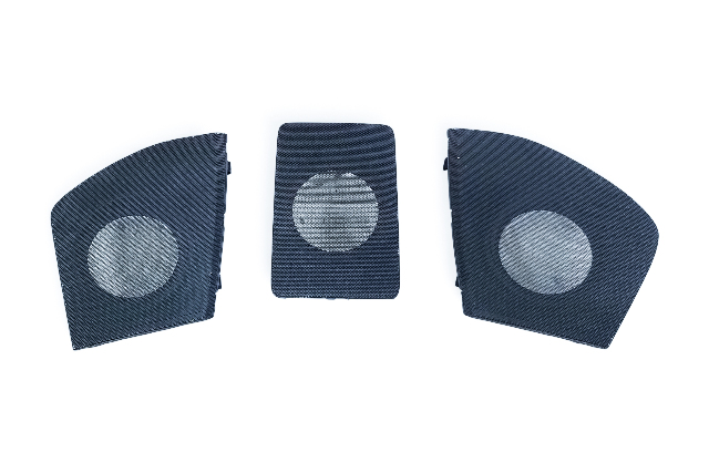 Lexus RC F 15-19 Speaker Cover Dash, Instrumental Panel Set(3) 55410-53010-C0, E055, OEM, 2015, 2016, 2017, 2018, 2019