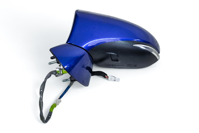 Lexus RC350 15-20 Side View Mirror Left/Driver Blue, 87940-24430-J0, E055, OEM, 2015, 2016, 2017, 2018, 2019, 2020