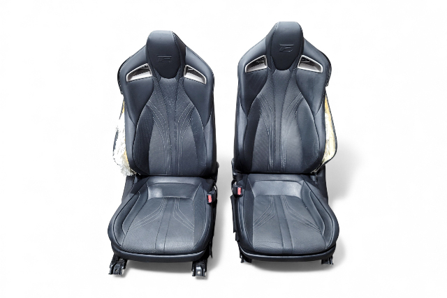 Lexus RC F 15-20 Front Bottom/Back Seat Assembly Set Black, 71102-24170-C3, E055, OEM, 2015, 2016, 2017, 2018, 2019, 2020