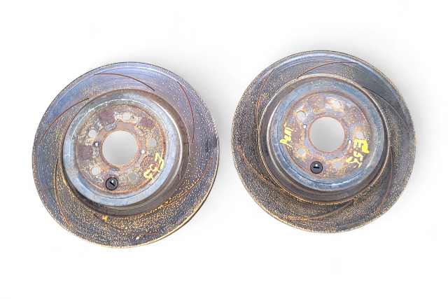 Lexus RC F 15-24 Brake Rotors Rear Left/Right Rims Set, 42431-0W050, E055, OEM, 2015, 2016, 2017, 2018, 2019, 2020, 2021, 2022, 2023, 20242024