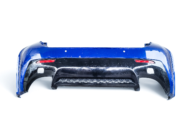 Lexus RC F 15-17 Rear Bumper Face Cover Blue, 52159-24927, E055, OEM, 2015, 2016, 2017