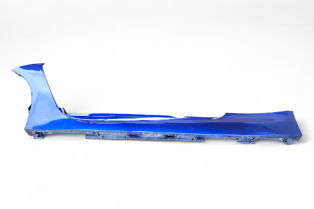 Lexus RC F 15-20 Left Rocker Panel Molding Side Skirt Blue, 75860-24050-J0, E055, OEM, 2015, 2016, 2017, 2018, 2019, 2020