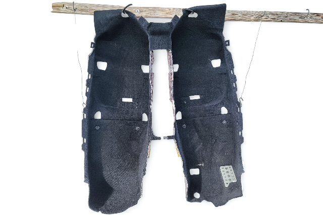 Lexus RC F 15-16 Full Floor Carpet Black 58510-24390-C2, E055, OEM, 2015, 2016
