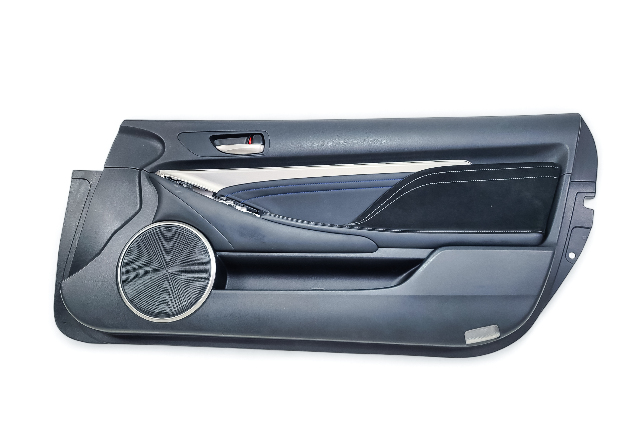 Lexus RC F 15-17 Front Door Panel Trim Right/Passenger Black 67610-24700-26, E055, OEM, 2015, 2016, 2017