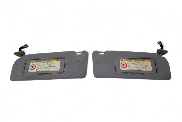 Lexus IS300 01-05 Sun Visor Shield Left/Right Set Grey 74320-53111-B0, E056, OEM, 2001, 2002, 2003, 2004, 2005