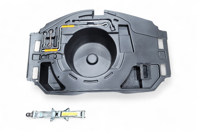 Lexus IS300 Wagon 01-05 Spare Tire Tool Set Kit Jack Assembly Wrench 6 Piece 09111-02020, E056, OEM, 2001, 2002, 2003, 2004, 2005