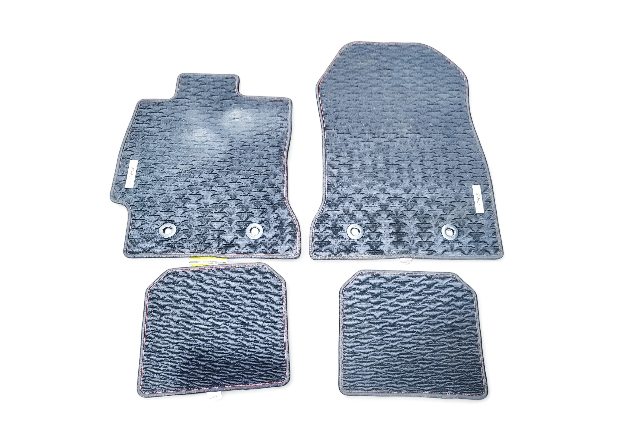 Scion FR-S 13-16 Interior Front Floor Mats Carpet 4 Piece Set Black SU003-04281, OEM, 2013, 2014, 2015, 2016