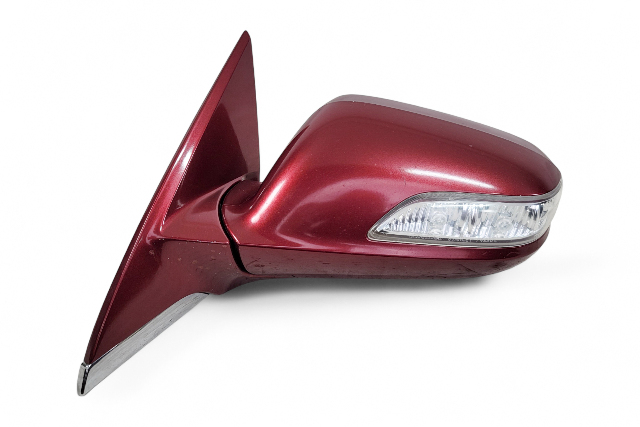 Acura RL 05-10 Side View Mirror, Left/Driver, Red, 76250-SJA-315ZG, E058, OEM, 2005, 2006, 2007, 2008, 2009, 2010