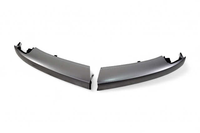 Acura RL 05-06 Radio Garnish Center Trim Silver Left/Right Set 77250-SJA-A01ZA, E058, OEM, 2005, 2006