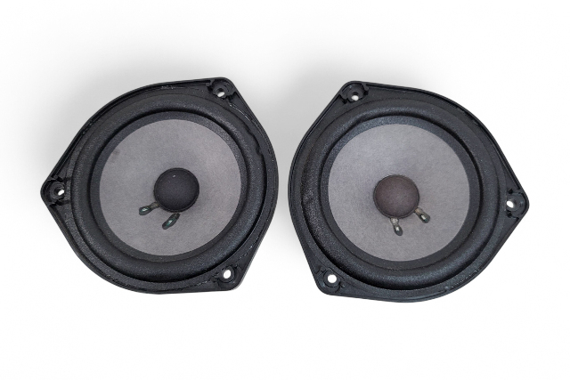 Acura RL 05-12 Rear Door Speaker Set Bose 39120-S3V-A91, E058, OEM, 2005, 2006, 2007, 2008, 2009, 2010, 2011, 2012