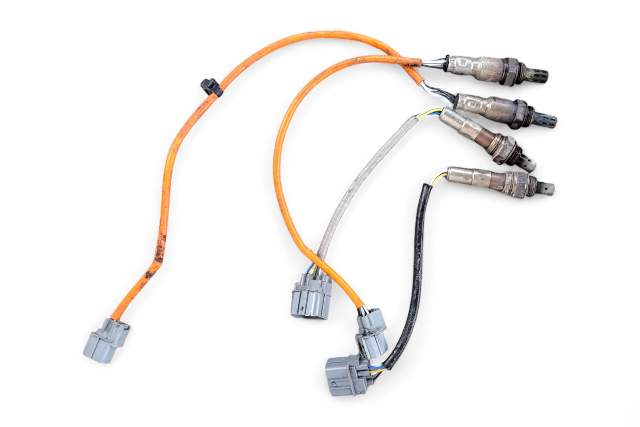 Acura RL 05-08 Oxygen O2 Sensor Set 36532-RJA-004, E058, OEM, 2005, 2006, 2007, 2008