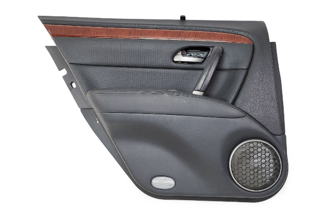 Acura RL 05-08 Rear Left Door Panel Trim Black 83751-SJA-A16ZG, E058, OEM, 2005, 2006, 2007, 2008