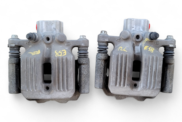 Acura RL 05-12 Brake Caliper, Rear Right/Left Set 43018-SJA-010, 43019-SJA-010, E058, OEM, 2005, 2006, 2007, 2008, 2009, 2010, 2011, 2012