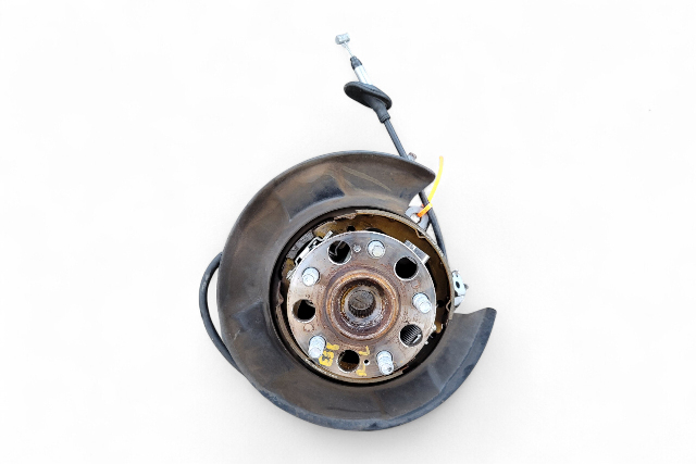 Acura RL 05-12 Knuckle Spindle, Rear Left Driver Side, 52215-SJA-010, E058, OEM, 2005, 2006, 2007, 2008, 2009, 2010, 2011, 2012