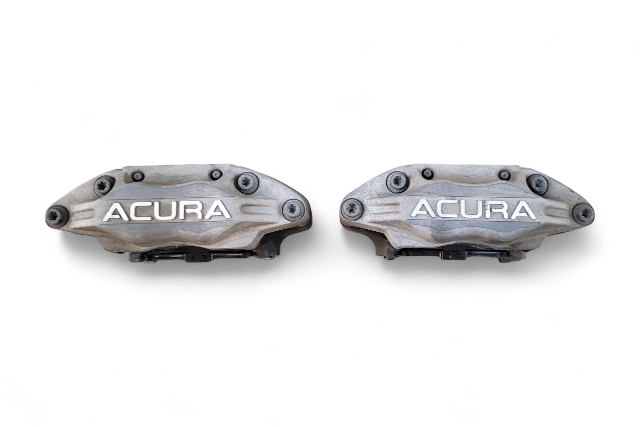 Acura RL 05-12 Front Brake Caliper Right and Left Side Set 45019-SJA-A02, E058, OEM, 2005, 2006, 2007, 2008, 2009, 2010, 2011, 2012