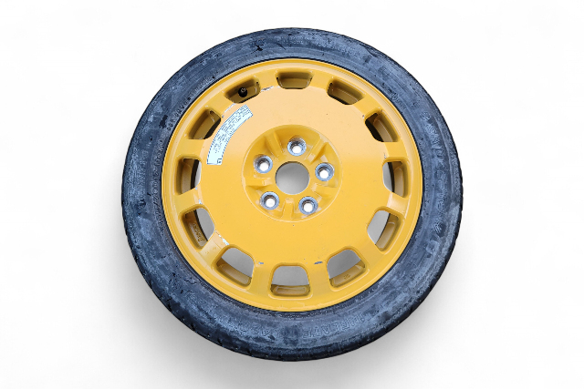 Acura RL 05-08 Spare Tire Wheel Donut Disc Rim Yellow T155/70D17, 42700-SJA-J51, E058, OEM, 2005, 2006, 2007, 2008