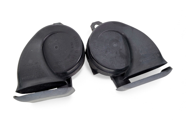 Toyota 4Runner 03-09 High/Low Pitch Horn Assembly Set (2), E059, OEM, 2003, 2004, 2005, 2006, 2007, 2008, 2009
