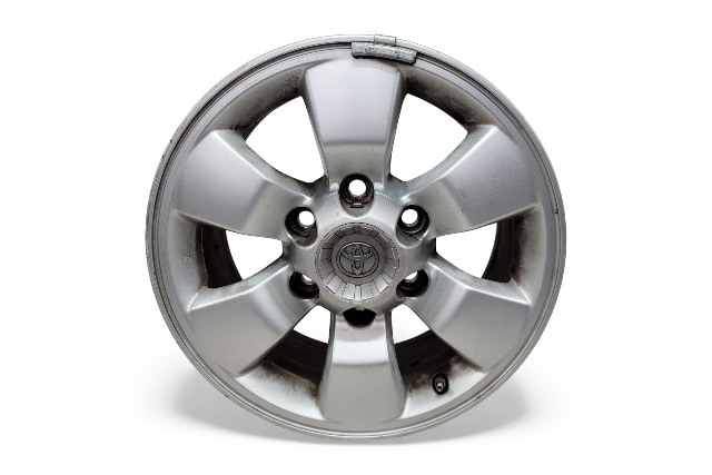 Toyota 4Runner 03-09 Alloy Wheel, Rim Disc, 6 Spoke 17 Inch #2, 42611-35302, E060, OEM, 2003, 2004, 2005, 2006, 2007, 2008, 2009