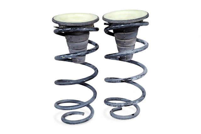 Toyota 4Runner 03-09 Rear Left/Right Shock Spring Coil Set RWD, E060, OEM, 2003, 2004, 2005, 2006, 2007, 2008, 2009