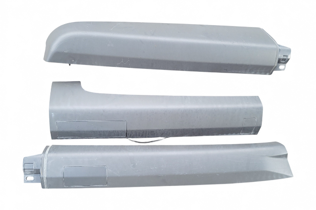 Honda Element 03-05 Roof Panel Molding Left/Driver Set of 3 Metallic 75220-SCV-A01ZA, E061, OEM, 2003, 2004, 2005