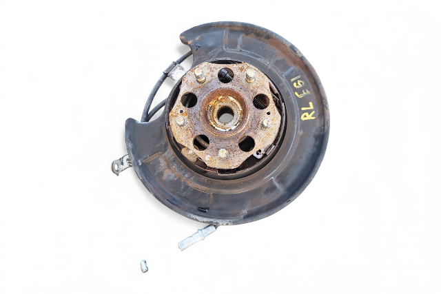 Honda Element AWD 03-06 Knuckle Spindle Hub Rear Left/Driver 52215-SCV-A60, E061, OEM, 2003, 2004, 2005, 2006