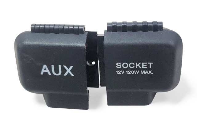Honda Element 03-11 EX Center Console AUX 12V Socket 120W 39114-SCV-A01ZA, E063, OEM, 2003, 2004, 2005, 2006, 2007, 2008, 2009, 2010, 2011