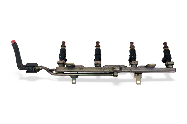 Honda Element 03-11 Fuel Injectors & Rail, Injector 2.4L 16620-RAA-A01, E063, OEM, 2003, 2004, 2005, 2006, 2007, 2008, 2009, 2010, 2011