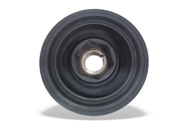 Honda Element 03-06 Engine Crank Pulley Crankshaft, 13810-RRA-A02, E063, OEM, 2003, 2004, 2005, 2006