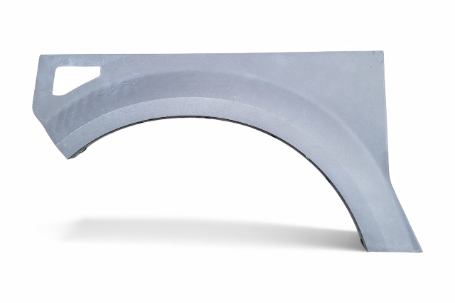 Honda Element 03-05 Front Fender Cladding Molding Left/Driver Metallic 74165-SCV-A10ZA, E063, OEM, 2003, 2004, 2005