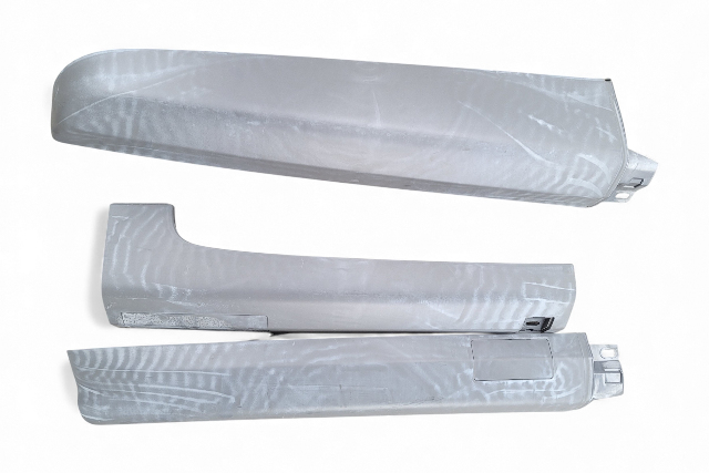 Honda Element 03-05 Roof Panel Molding Left/Driver Set of 3 Metallic 75220-SCV-A01ZA, E063, OEM, 2003, 2004, 2005