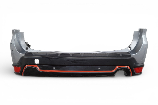 Subaru Forester 19-24 Rear Bumper Cover Assembly, 57704SJ311, E064, OEM, 2019, 2020, 2021, 2022, 2023, 2024