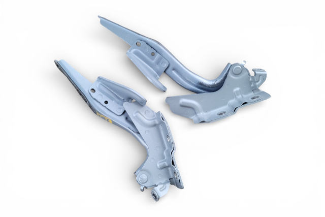 Subaru Forester 19-24 Hood Bonnet Hinge Set Left/Right Silver Gray, 57260SJ0009P, 57260SJ0109P, E064, OEM, 2019, 2020, 2021, 2022, 2023, 2024