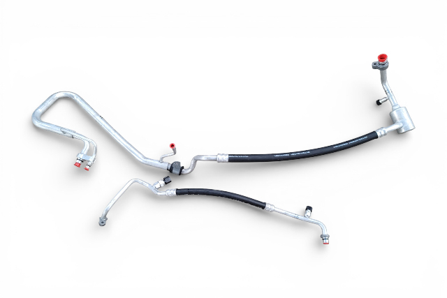 Subaru Forester 19-24 A/C Air Condition Line Pipe Hose Set (2), 80325-SCV-A02, 80311-SCV-A01, E063, OEM, 2019, 2020, 2021, 2022, 2023, 2024