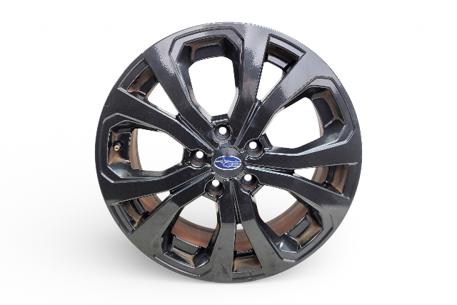 Subaru Forester 19-24 Alloy Wheel Rim 18x7 Black, 28111SJ060 #1, E064, OEM, 2019, 2020, 2021, 2022, 2023, 2024