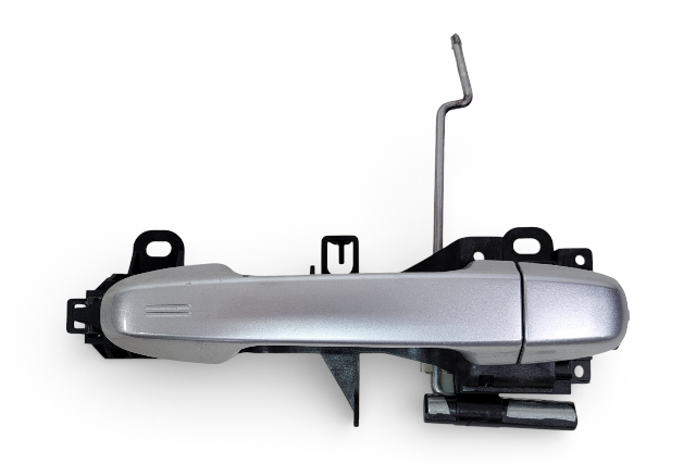 Subaru Forester 19-24 Exterior Door Handle Front Right/Passenger Silver Metallic, 61160FL011TQ, E064, OEM, 2019, 2020, 2021, 2022, 2023, 2024